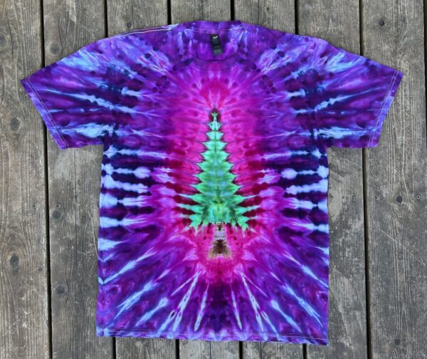 Adult Ice-Dye Tree Shirt