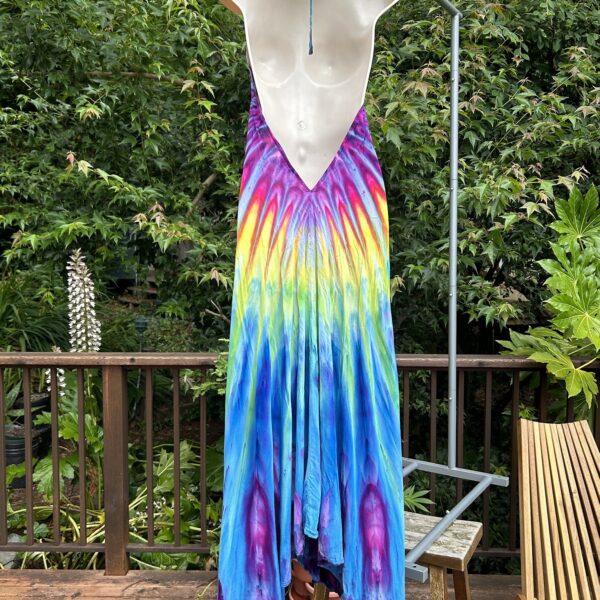 Gravity Ice Dye Halter Dress - Image 7