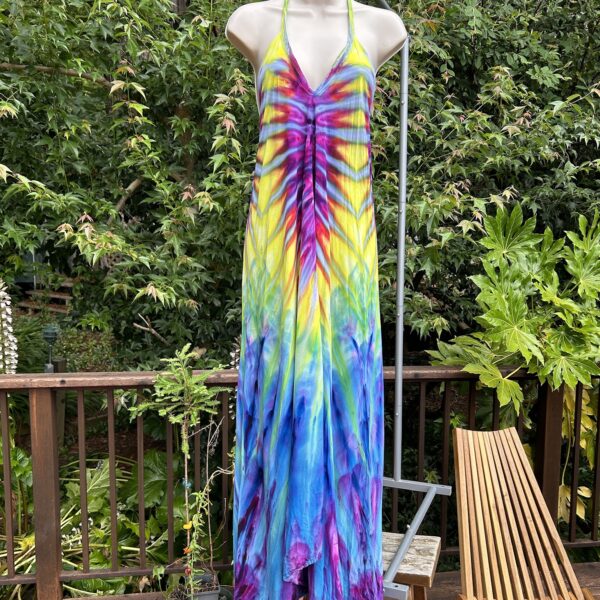 Gravity Ice Dye Halter Dress - Image 5